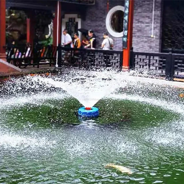 Alt view image 3 of 3 - 750W Irrigation Pump Small Drainage Aquarium Oxygenation Fish Pond Aerator Breeding Oxygen Pump Floating Aerator Floating Pump