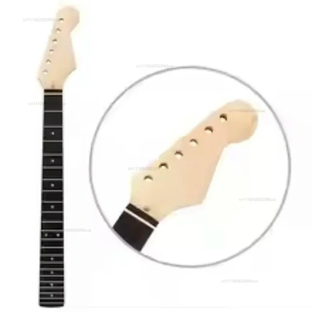 Alt view image 3 of 3 - 22 Frets Guitar Neck, Maple Neck + Rosewood Fingerboard ST Strat Handle