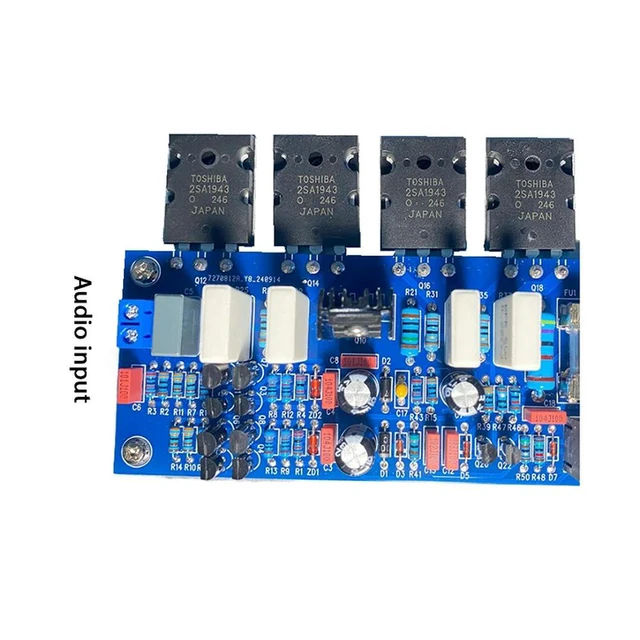 Alt view image 3 of 3 - ClassAB HIFI A1943 C5200 Mono 400W A Fully Symmetrical Differential Amplifier Circuit Board DC18V-90V
