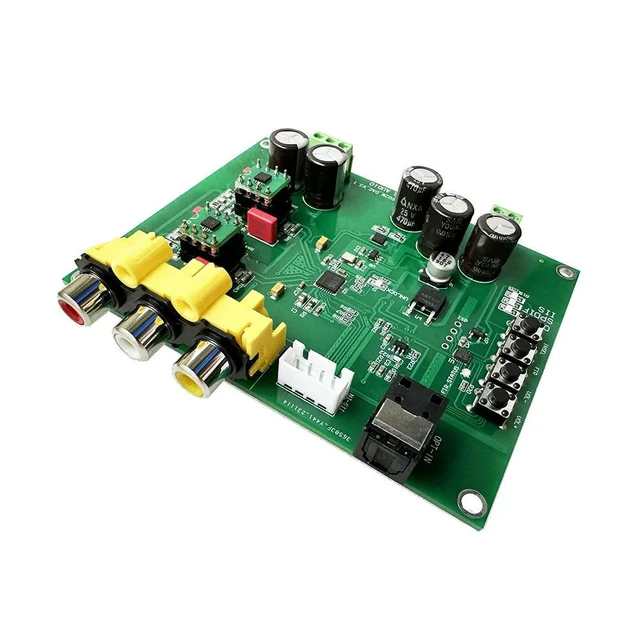 Alt view image 3 of 3 - ESS9039Q2M DSD Soft-controlled Decoding Board SPDIF IIS Optical Fiber Digital Signal Input with Volume Button DSD1024/PCM768KHZ