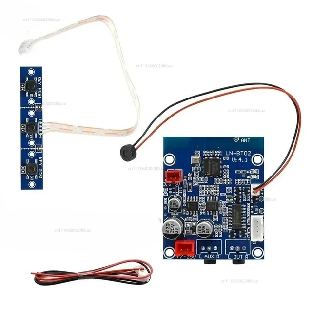 Alt view image 3 of 3 - DC3.6-30V Car Bluetooth 4.0 Audio Module with 3.5mm Jack Electronic Kit with Input/Output Module