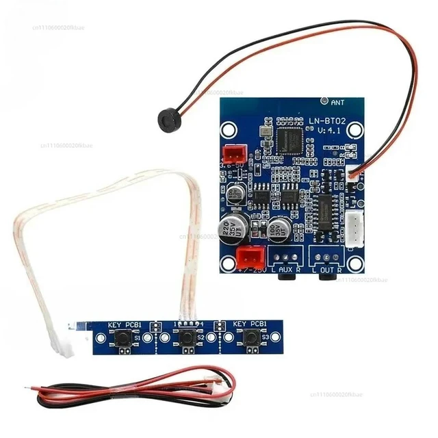 Alt view image 2 of 3 - DC3.6-30V Car Bluetooth 4.0 Audio Module with 3.5mm Jack Electronic Kit with Input/Output Module