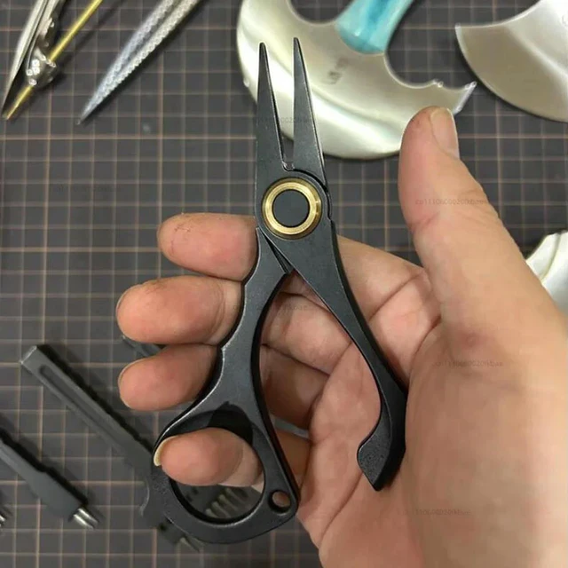 Alt view image 2 of 3 - Stainless Steel Needle Pulling Pliers, High Hardness DIY Sewing Tool