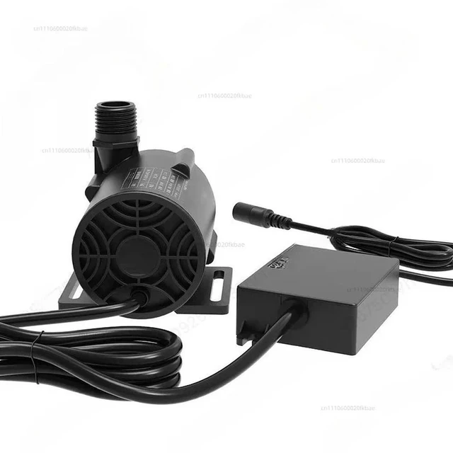 Alt view image 3 of 3 - Circulating water pump 24V high temperature resistant for PU-KUB external control board 88W power 23m head