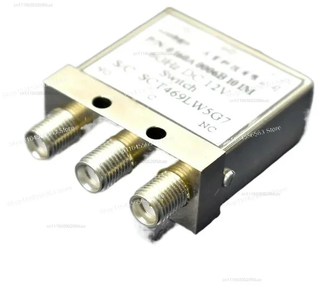 Alt view image 3 of 3 - TTL-Controlled Microwave RF Coaxial Switch - SMA Interface, 12V SPDT, DC-6GHz Electromagnetic