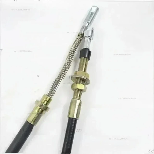 Alt view image 3 of 3 - 2Pcs/Set Hand Parking Brake Stay Wire Left 1.20M Right 1.685M Tailift Forklift 92512128 92512129 FD2035