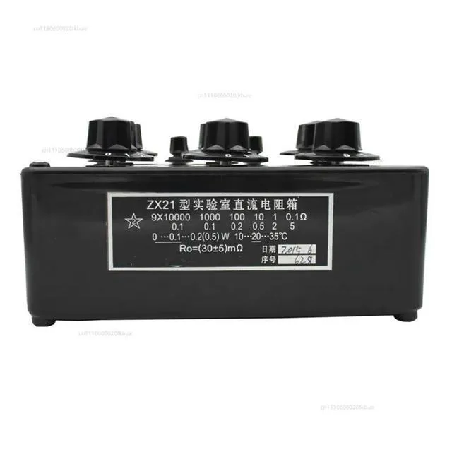 Alt view image 2 of 3 - Adjustable ZX21 Precision Variable Decimal Resistance Resistance Box 0.1R Rotary DC Standard