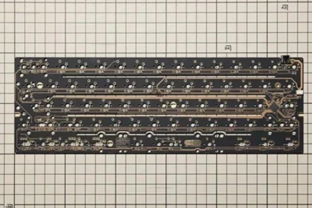 Main image of F60 Hot-swappable Customized Keyboard PCB Supports HHKB ISO Seven-character Carriage Return 1.2mm Flexible Design
