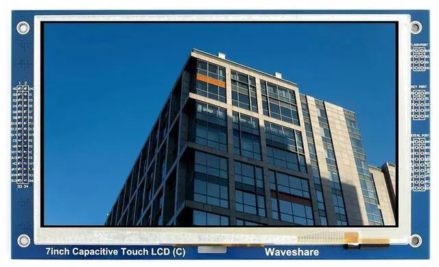 Main image of 7inch Capacitive Touch LCD (C) Display 800*480 Multicolor Graphic LCD TFT, I2C Touch Panel Interface, RA8875, GT911