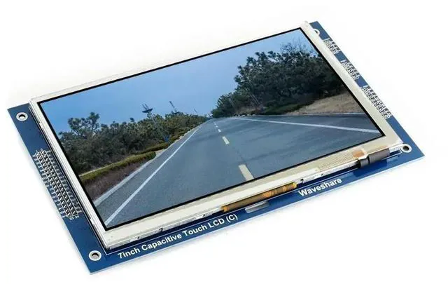 Alt view image 3 of 3 - 7inch Capacitive Touch LCD (C) Display 800*480 Multicolor Graphic LCD TFT, I2C Touch Panel Interface, RA8875, GT911