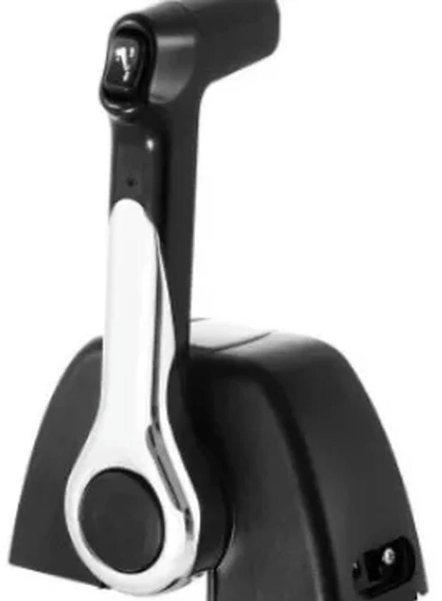 Alt view image 3 of 3 - Ship Outboard Throttle Control Top Mount 704-48205-P1 Vertical Single Belt Lift Switch