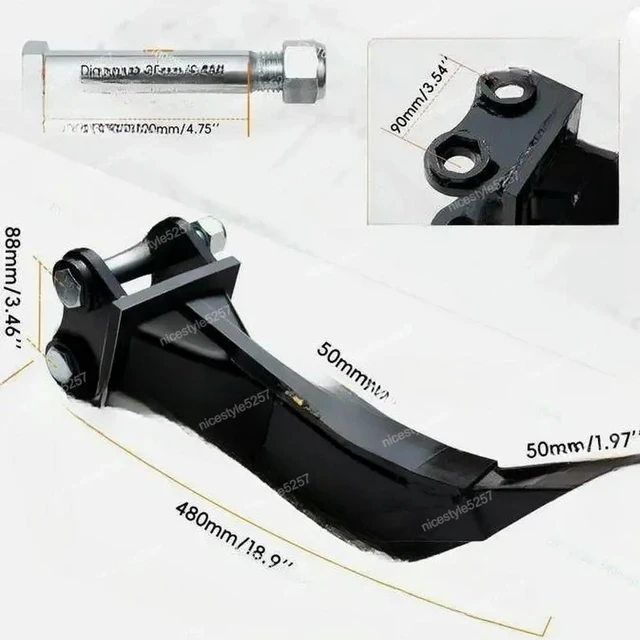 Alt view image 3 of 3 - Small Excavator Quick Change Joint To Replace A Variety of Attachments Fast, Convenient and Efficient
