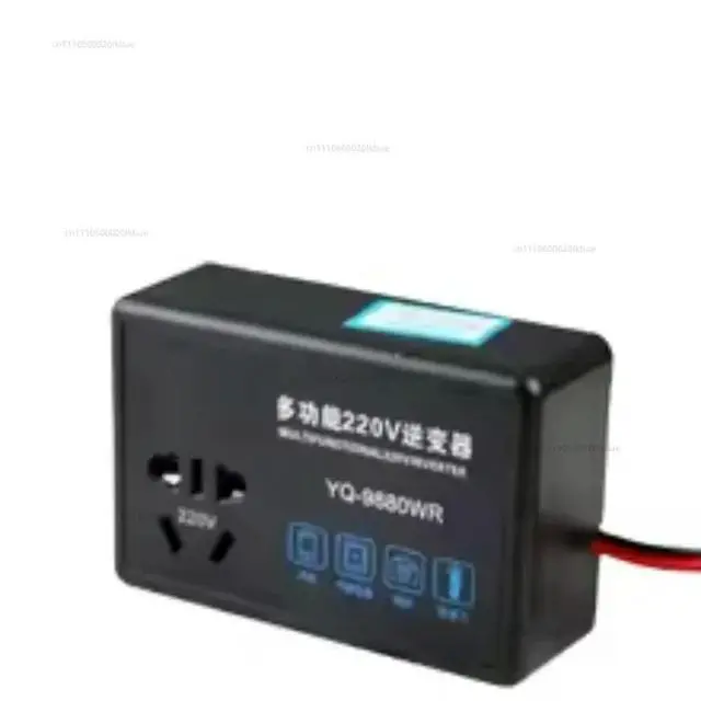Alt view image 3 of 3 - 12V/24V to 220V Multifunctional Car Inverter Converter Socket Charger