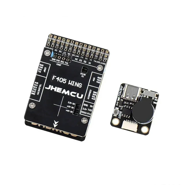 Alt view image 3 of 3 - JHEMCU F405 Wing Flight Controller for INAV, Built-in Baro Gyro OSD Blackbox BEC for RC Airplane Fixed Wing Accessories