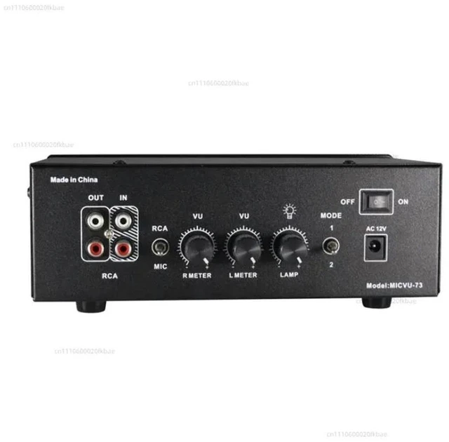 Alt view image 3 of 3 - Aluminum plate, warm backlight, plug and play - MIC-73 voice controlled square vacuum gauge
