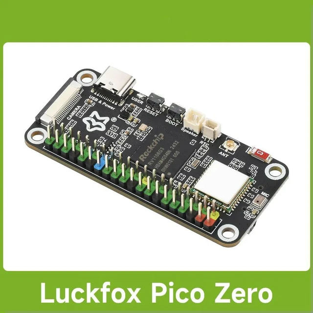 Main image of Waveshare Luckfox Pico Zero Linux Micro Development Board, Based On Luckfox RV1106G3 Chip, 1 TOPS, 8GB eMMC, With