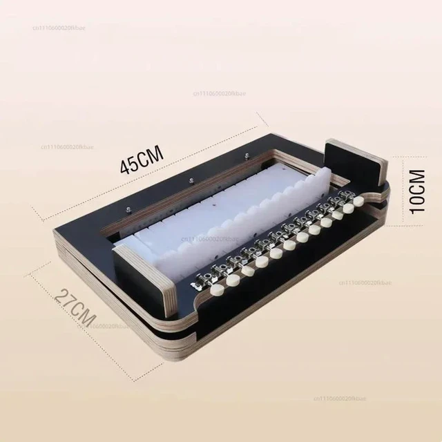 Alt view image 2 of 3 - Accurately cut 1-inch bamboo soap slicer, hand-made soap with multiple wires, manual soap cutter cut 1-12 strips accurately