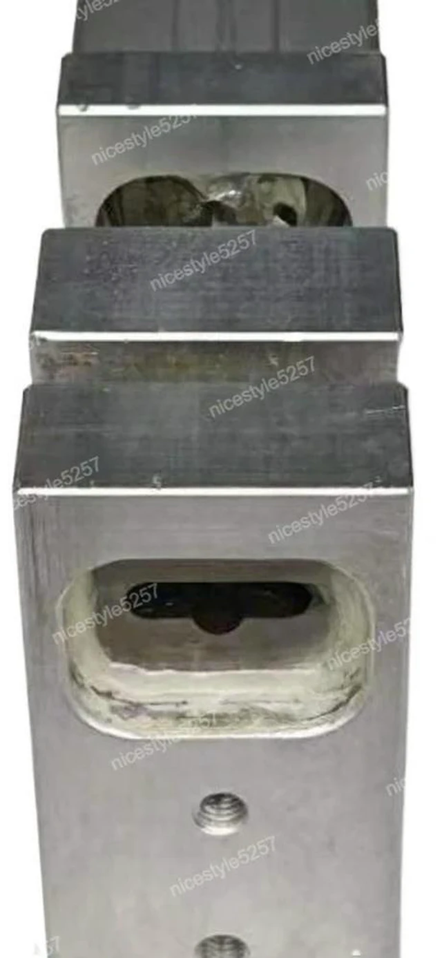 Alt view image 2 of 3 - Pneumatic Plastic Bag Puncher BOPP Bag PP Film Butterfly Hole 32x6x9MM Punching Machine Universal Air Punch 280T/MIN