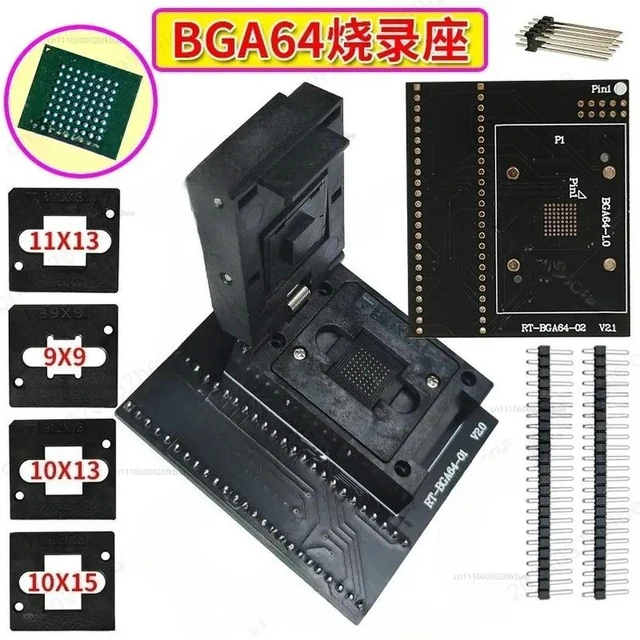 Alt view image 2 of 3 - BGA64 burning seat reading and writing seat car audio navigation RT809H applicable