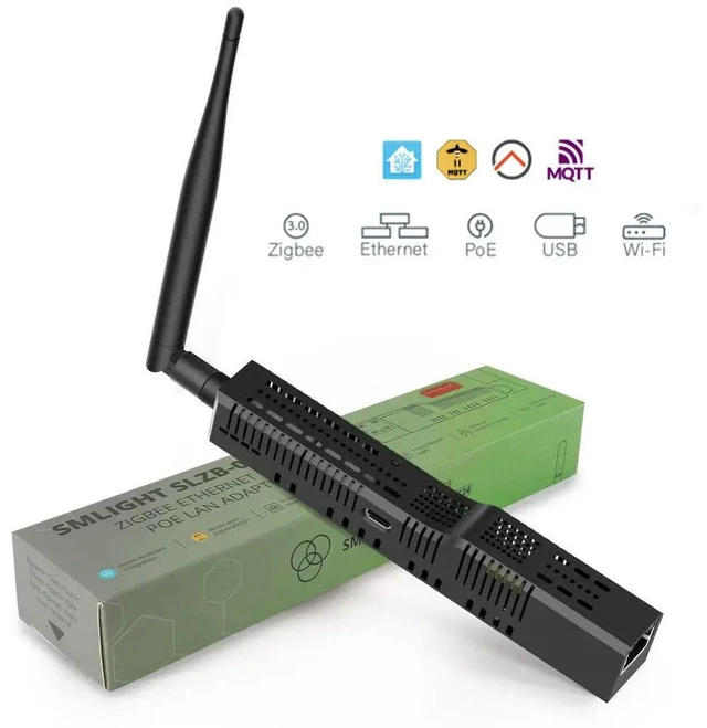Alt view image 2 of 3 - SLZB-06MG24 3.0 zigbee Ethernet, USB and Gateway Coordinator with PoE