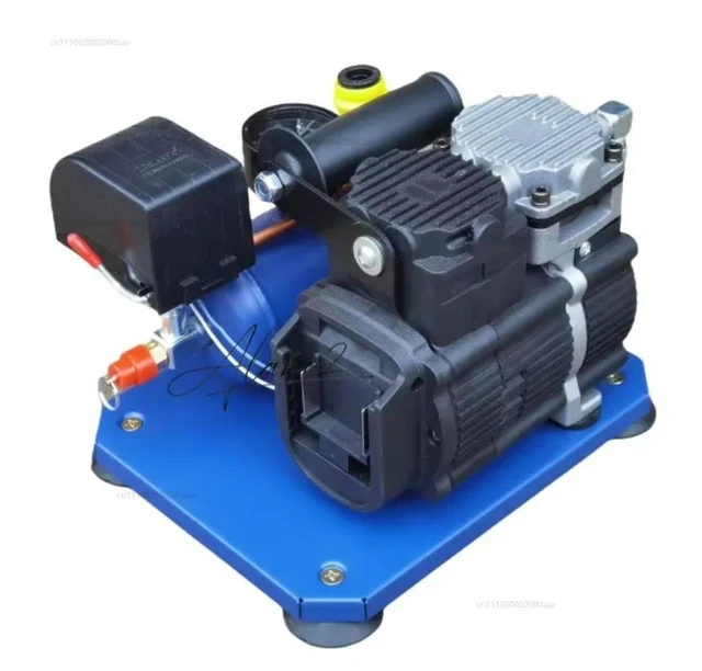 Alt view image 3 of 3 - Rechargeable lithium air compressor vehicle small pump