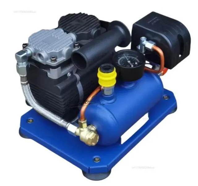 Alt view image 2 of 3 - Rechargeable lithium air compressor vehicle small pump
