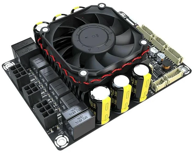 Alt view image 3 of 3 - WONDOM 4x100W / 2x100W+1x 200W / 2x200W Class D Audio Amplifier Board w ADAU1701 DSP Bluetooth 5.0 4.0/2.1/2.0 System - JAB5