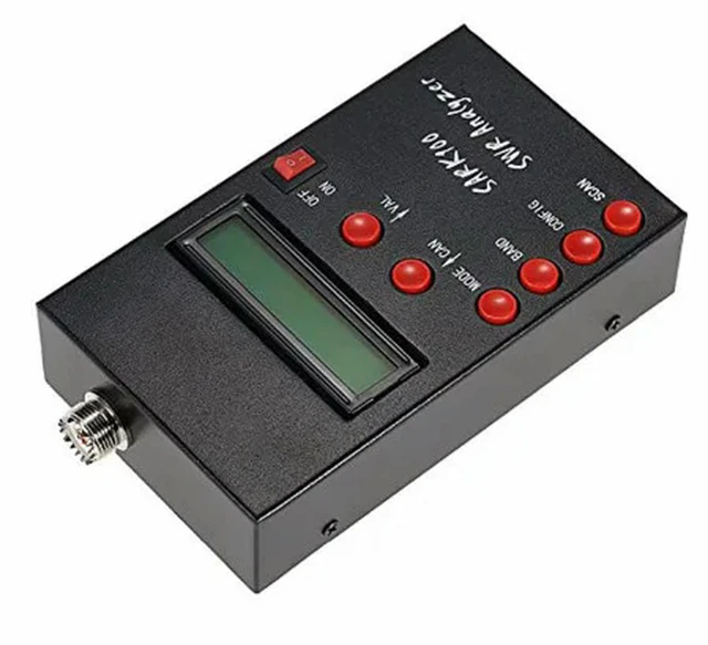 Alt view image 2 of 3 - SARK100 ANT SWR Antenna Analyzer Meter Tester For FPV Ham Radio Hobbists 1-60 Mhz