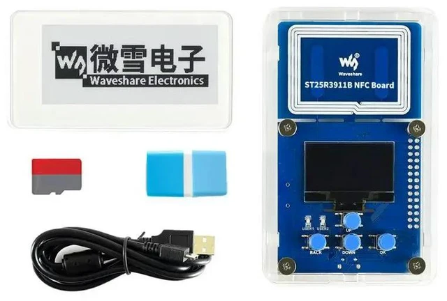 Alt view image 2 of 3 - Waveshare 2.9inch Passive NFC-Powered e-Paper Evaluation Kit, No , Powering & Data Transfer