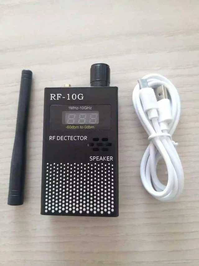 Alt view image 2 of 3 - Digital field strength meter RF-10G power meter, radio detector 1MHz-10GHz