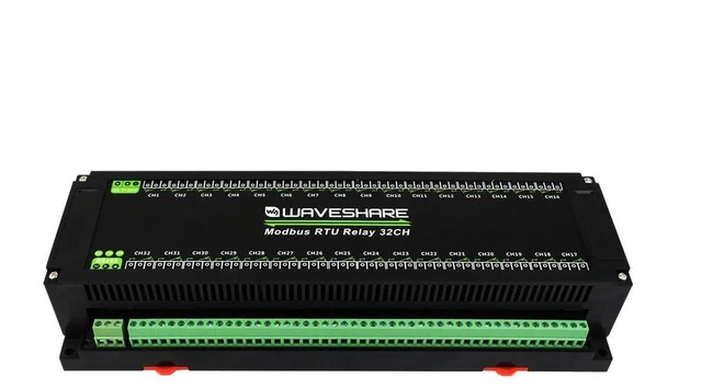 Alt view image 2 of 3 - Waveshare Modbus RTU 32-Ch Relay Module, RS485 Interface, With Multiple Isolation Protection Circuits