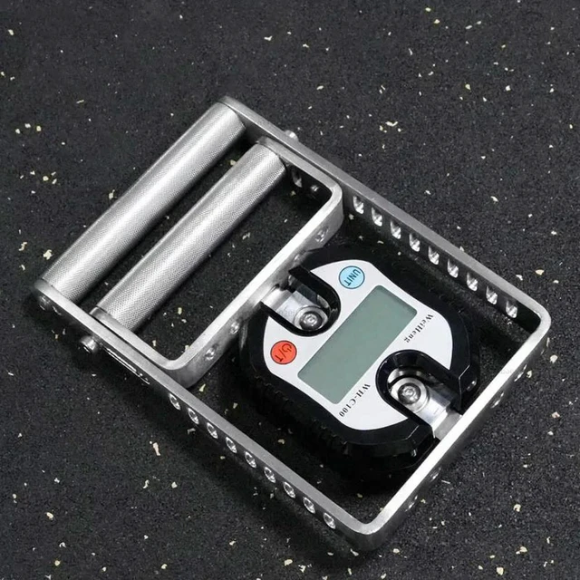 Alt view image 2 of 3 - Finger flexor strength tester with LCD screen - digital display spring grip exerciser