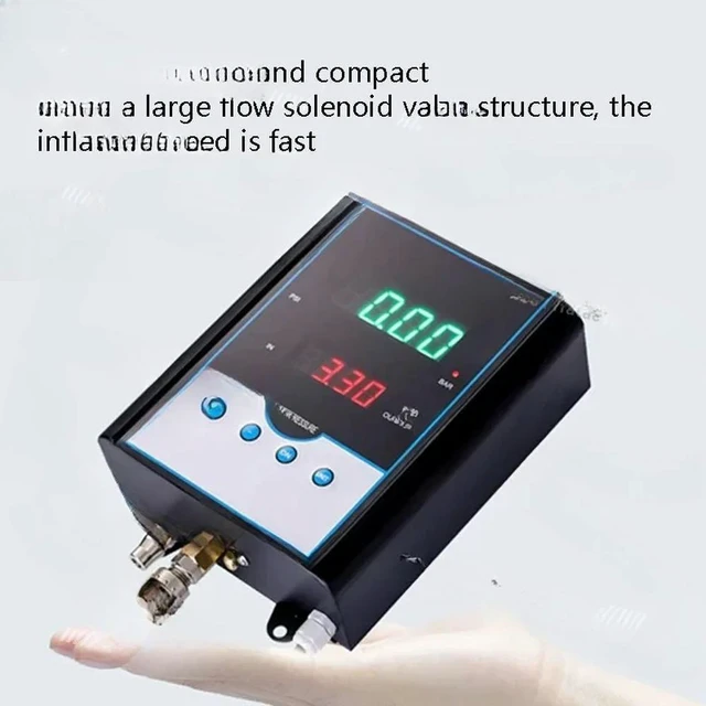 Alt view image 2 of 3 - Air Pump Tire Shop Auto Repair Shop Inflation Equipment,Fully Automatic Tire Inflator Wall-Mounted Digital Display