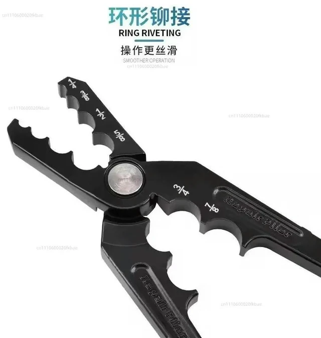 Main image of Copper Tube Rounder Complexer Flat Copper Tube Folding Repairer Circular Clamp Refrigeration Tool Clamp