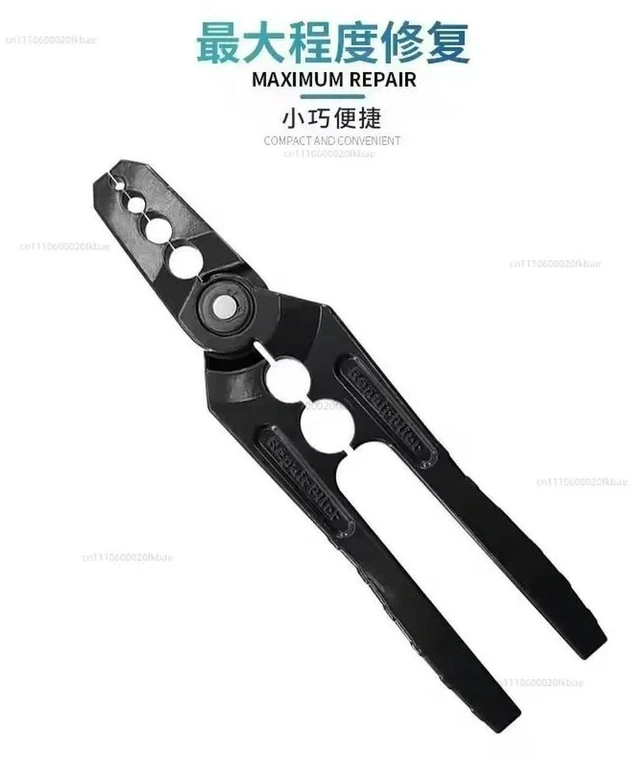 Alt view image 2 of 2 - Copper Tube Rounder Complexer Flat Copper Tube Folding Repairer Circular Clamp Refrigeration Tool Clamp