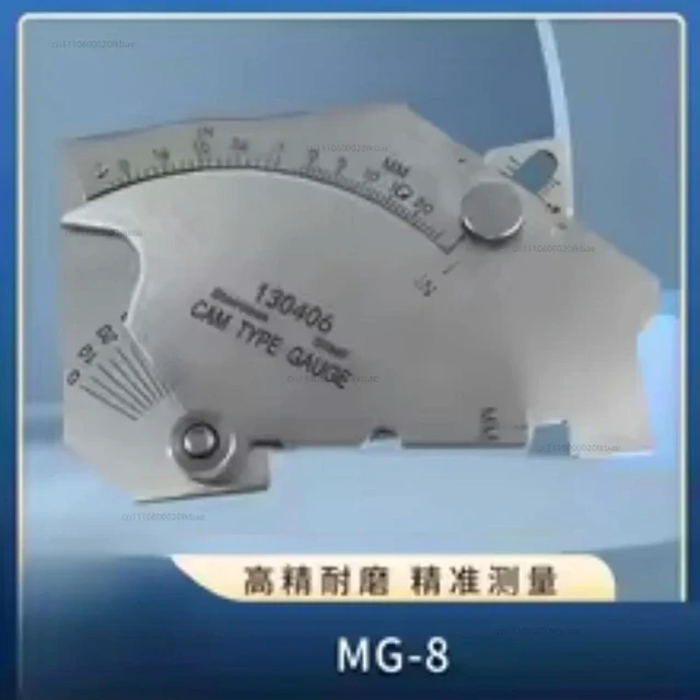 Alt view image 2 of 3 - Welding Inspection Ruler Gauge MG-8 Fillet Weld Measurement Cam Type Multifunctional Foot Bite Slope