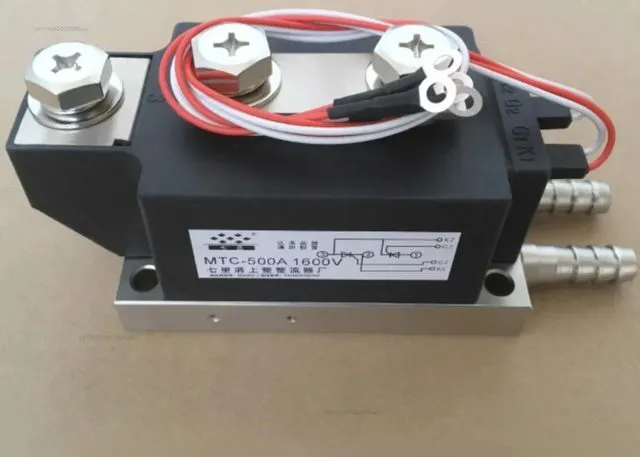 Alt view image 2 of 3 - For MTC300A MTC300A1600V MTC300-16 Thyristor SCR Module Water Cooling
