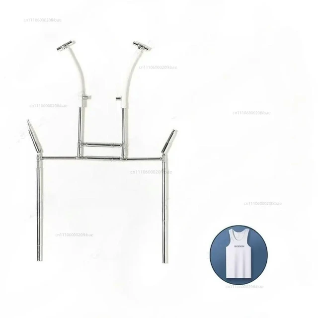 Main image of Men's vest white background photo shooting modeling hanger large jersey rack clothing shooting props invisible hanger