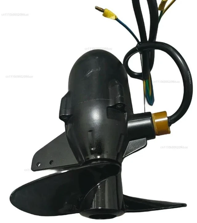 Alt view image 2 of 3 - 12-72V Marine Underwater Propeller Rubber Boat Electric Outboard Motor Brushless Motor Waterproof Motor With Controller Handle