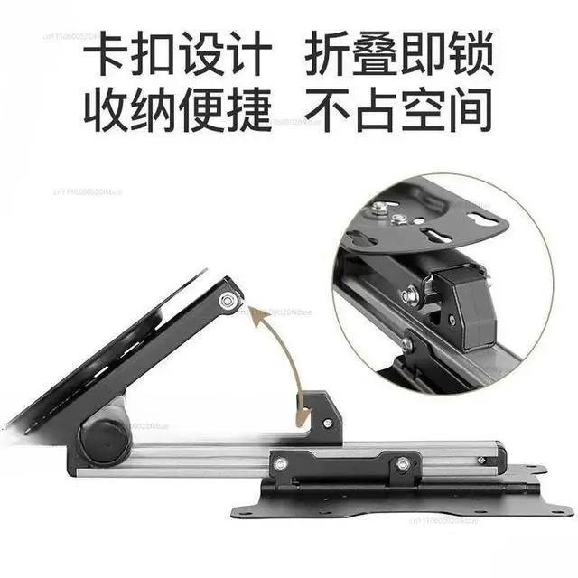 Alt view image 2 of 3 - RV TV Wall Mount Bracket Below 40 Inch Folding Ceiling Caravan Kitchen Dining Car Accessories TV Bracket