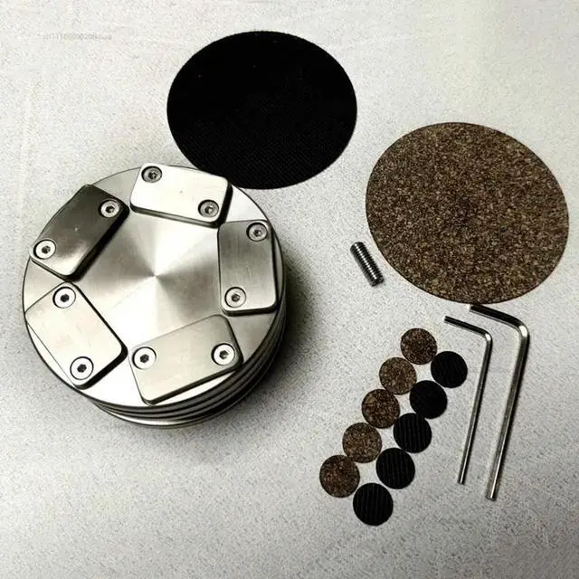 Alt view image 2 of 3 - Vent-level isolation foot for CD players, DACs and audio equipment, anti-vibration spikes - High-fidelity amplifiers
