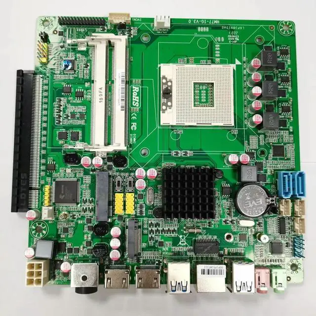 Main image of HM77 single display main board, support second and third generation CPU