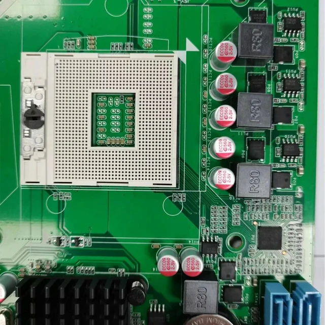 Alt view image 3 of 3 - HM77 single display main board, support second and third generation CPU