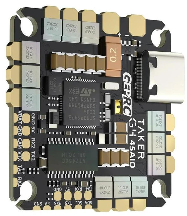 Alt view image 3 of 3 - GEPRC TAKER G4 45A AIO Baro OSD G473 Flight Controller BLHELIS 45A ESC FET Directly 2-6S for FPV Freestyle Cihoop