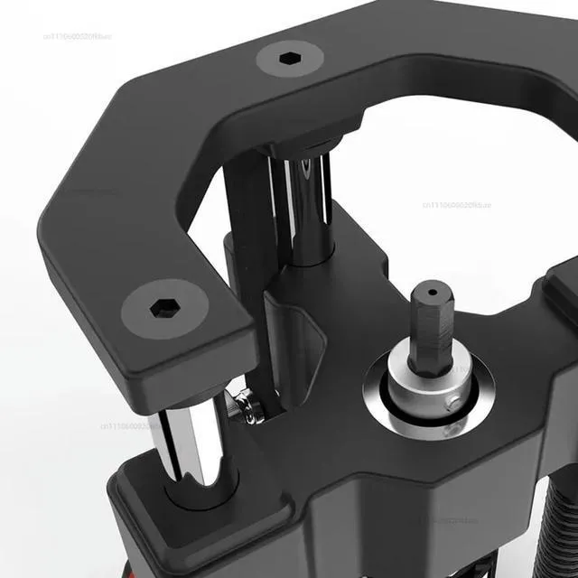 Alt view image 2 of 3 - Aluminum alloy drill stand for wood and l (capacity 1-10mm) - multi-angle drilling guide with scale
