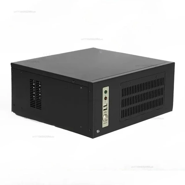Alt view image 2 of 3 - Wall-mounted industrial control chassis MATX small machine vision inspection computer IPC industrial automation