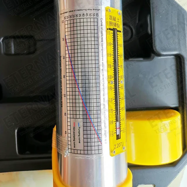 Alt view image 3 of 3 - Rebound Hammer Test Concrete Test Hammer Standard Concrete Compressive Strength