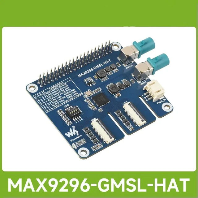 Main image of Waveshare 2-Ch GMSL Camera HAT, Equipped With MAX9296A Deserializer, High-Speed And Low-Latency Serial Transmission