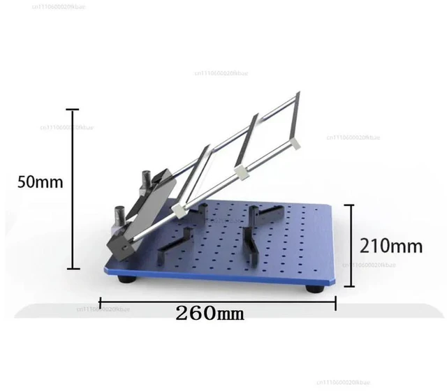 Alt view image 2 of 3 - PCB steel mesh solder paste printing table precision SMT manual small machine manual screen printing table 170MMx170MM