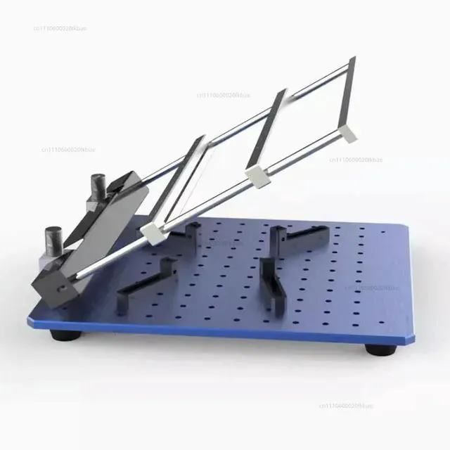 Main image of PCB steel mesh solder paste printing table precision SMT manual small machine manual screen printing table 170MMx170MM